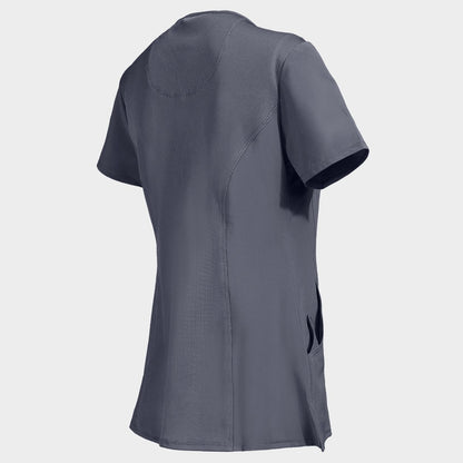 Γυναικεία ιατρική μπλούζα CHEROKEE WRAP GREY CKE2625A - 4