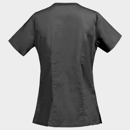 Γυναικεία ιατρική μπλούζα CHEROKEE WRAP GREY WWE4728 - 2