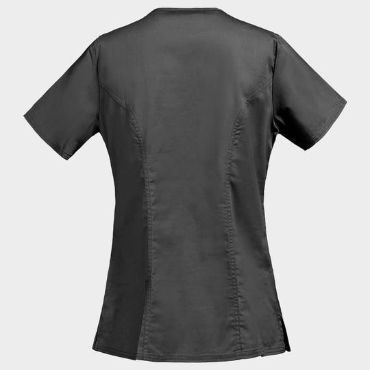 Γυναικεία ιατρική μπλούζα CHEROKEE WRAP GREY WWE4728 - 2