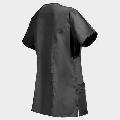 Γυναικεία ιατρική μπλούζα CHEROKEE WRAP GREY WWE4728 - 5