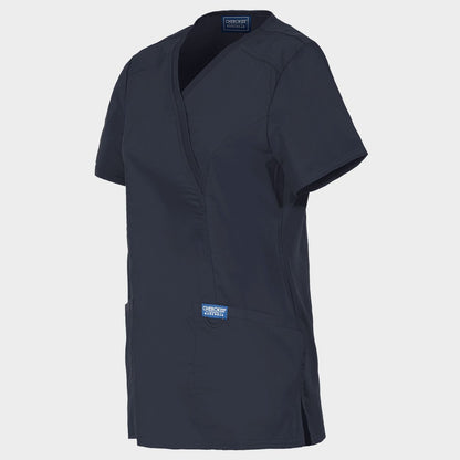 Γυναικεία ιατρική μπλούζα CHEROKEE WRAP GREY WWE610 - 4