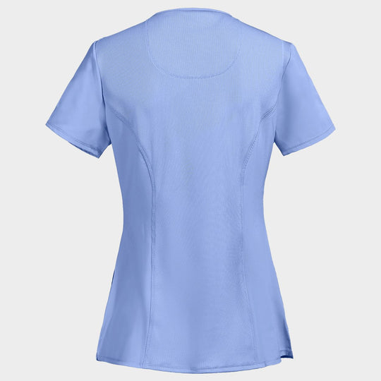 Γυναικεία ιατρική μπλούζα CHEROKEE WRAP LIGHT BLUE CKE2625A - 2