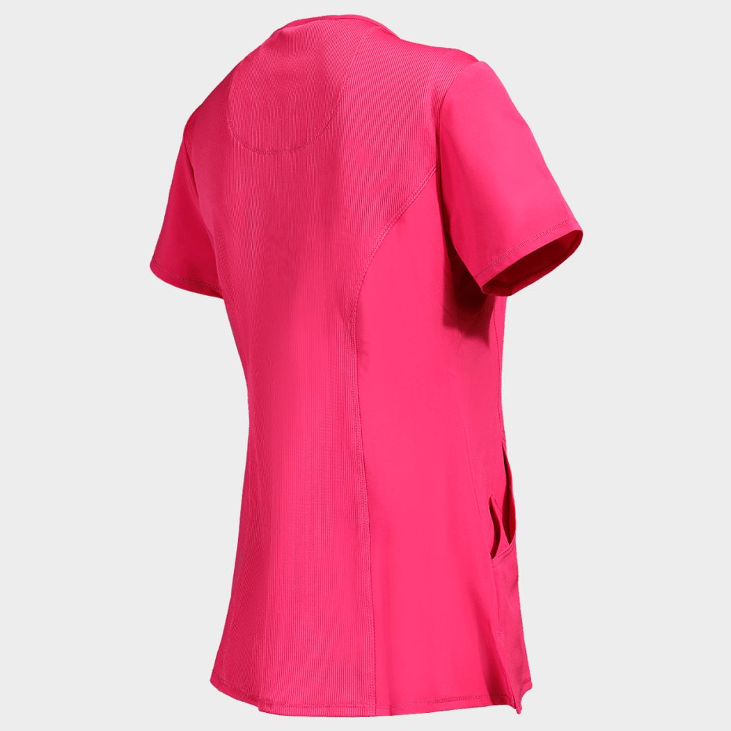 Γυναικεία ιατρική μπλούζα CHEROKEE WRAP PINK CKE2625A - 4