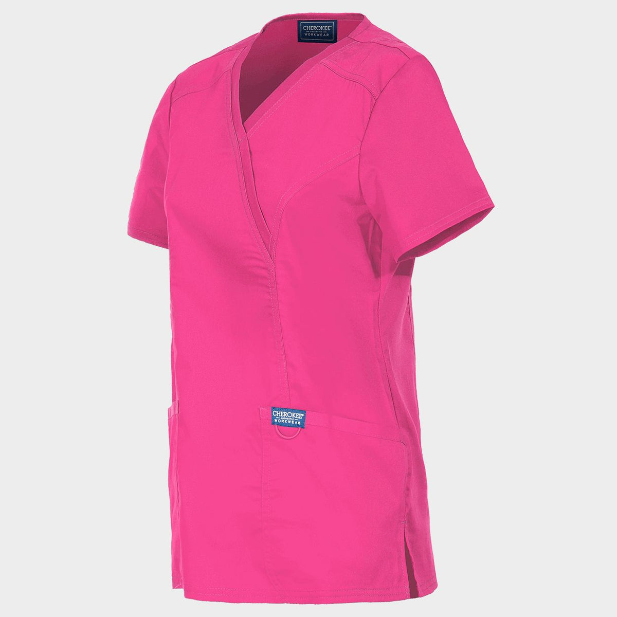 Γυναικεία ιατρική μπλούζα CHEROKEE WRAP PINK WWE610 - 3