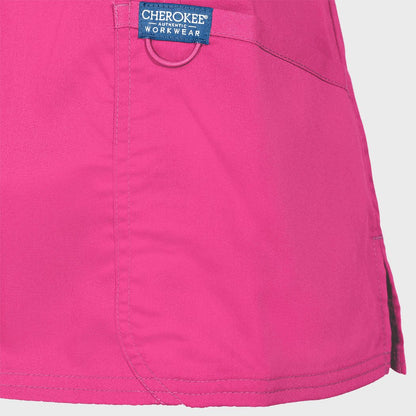 Γυναικεία ιατρική μπλούζα CHEROKEE WRAP PINK WWE610 - 4