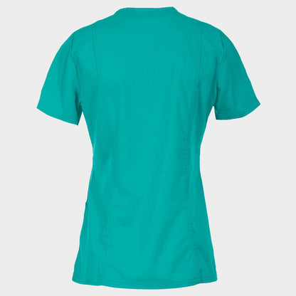 Γυναικεία ιατρική μπλούζα CHEROKEE WRAP TEAL BLUE WWE610 - 2