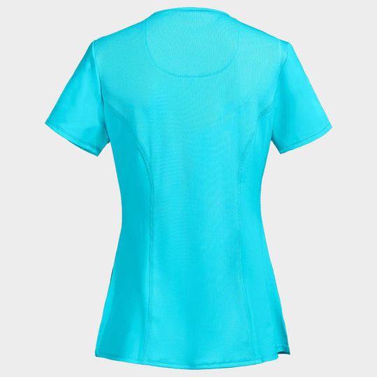 Γυναικεία ιατρική μπλούζα CHEROKEE WRAP TURQUOISE CKE2625A - 2