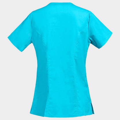 Γυναικεία ιατρική μπλούζα CHEROKEE WRAP TURQUOISE WWE4728 - 2