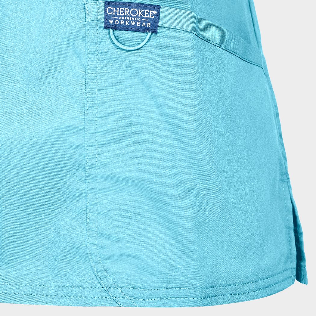 Γυναικεία ιατρική μπλούζα CHEROKEE WRAP TURQUOISE WWE610 - 5