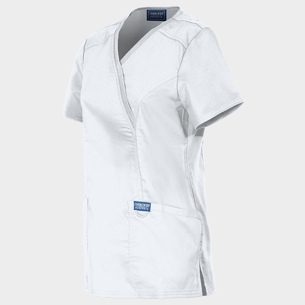 Γυναικεία ιατρική μπλούζα CHEROKEE WRAP WHITE WWE610 - 3