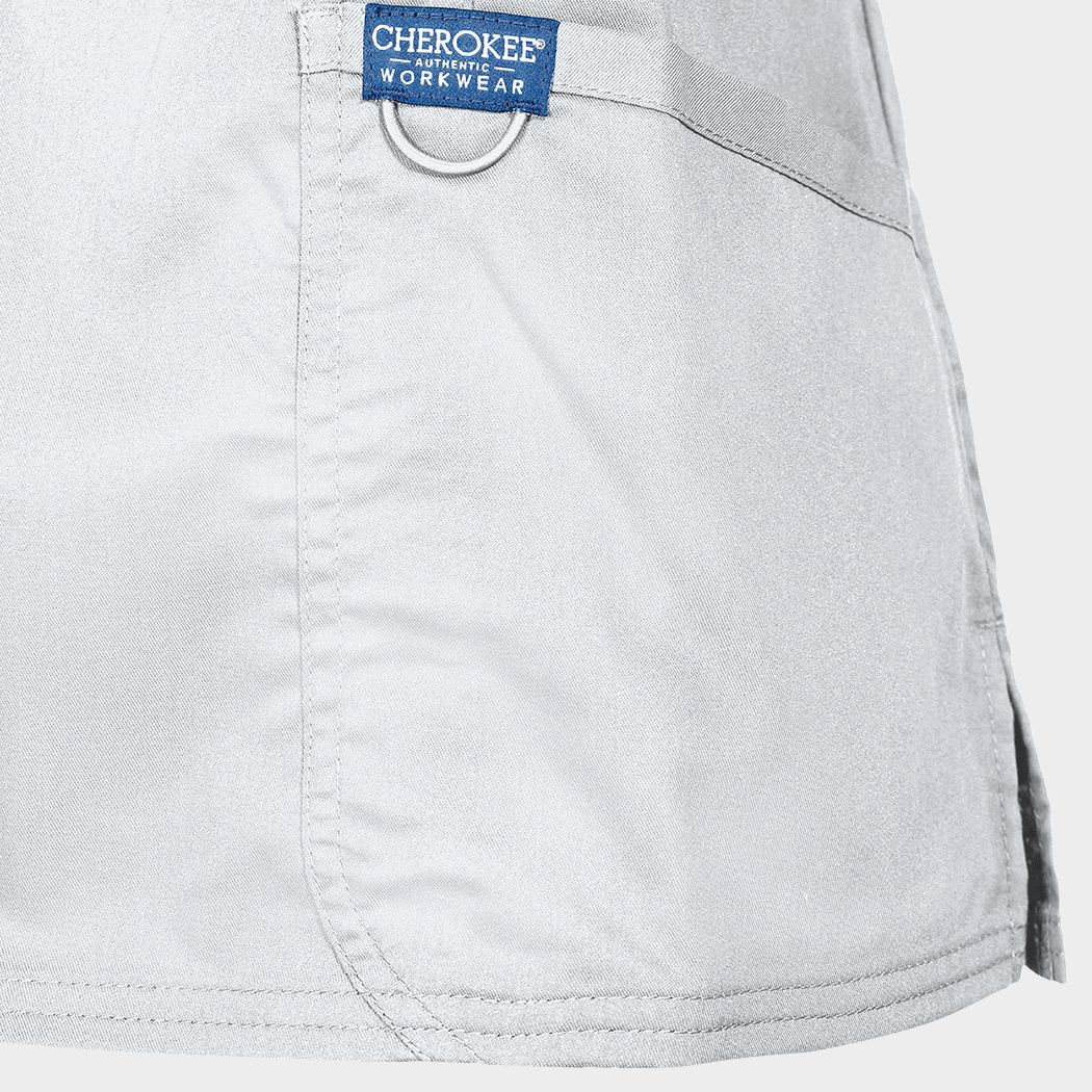 Γυναικεία ιατρική μπλούζα CHEROKEE WRAP WHITE WWE610 - 5