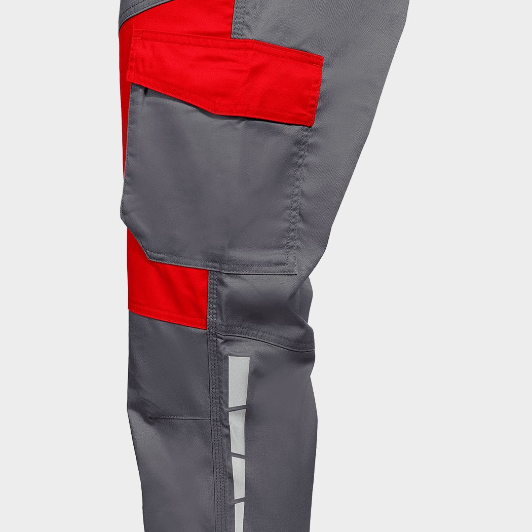 Φόρμα εργασίας EOS STRETCH RED/GREY - 6