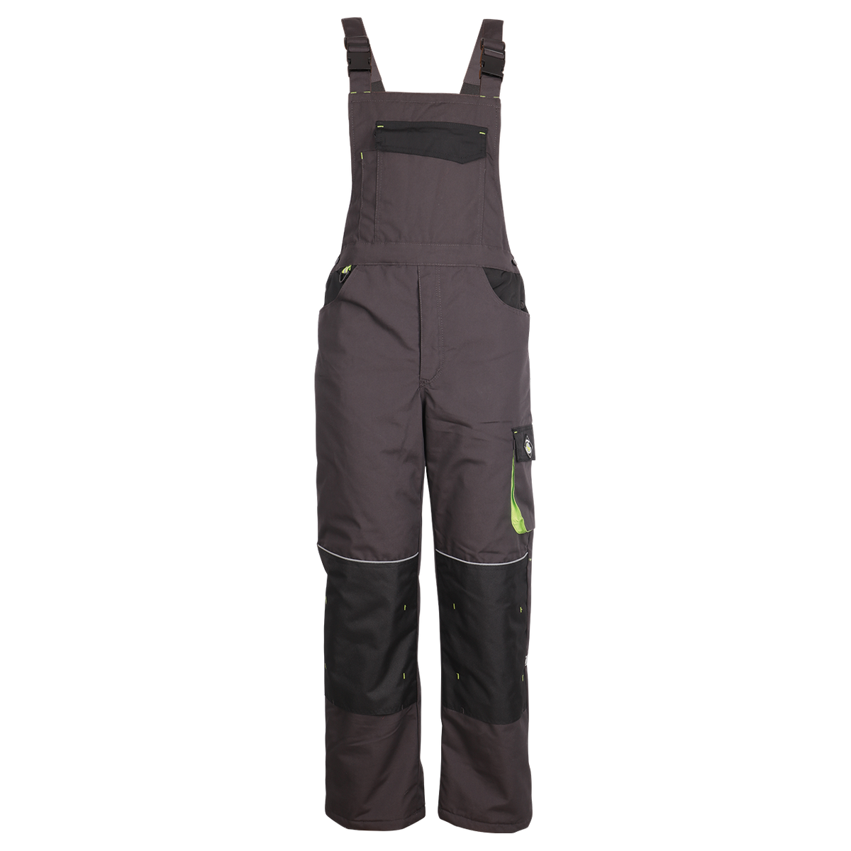 Работен полугащеризон KASTOR T/C WINTER GREY/BLACK/GREEN - 1