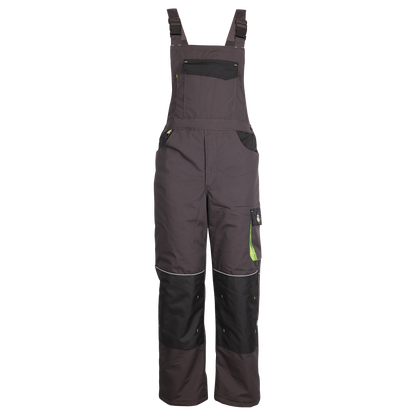 Работен полугащеризон KASTOR T/C WINTER GREY/BLACK/GREEN - 1