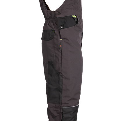 Работен полугащеризон KASTOR T/C WINTER GREY/BLACK/GREEN - 5