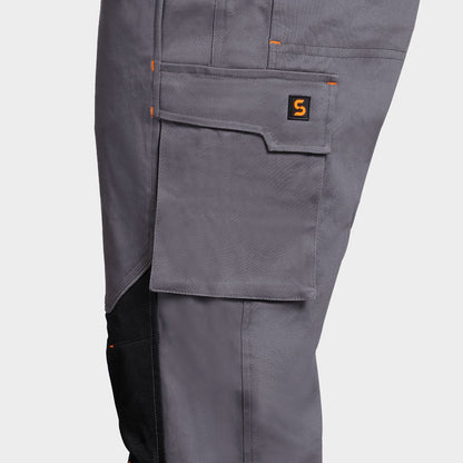 Φόρμα εργασίας MELBOURNE STRETCH GREY/BLACK - 6