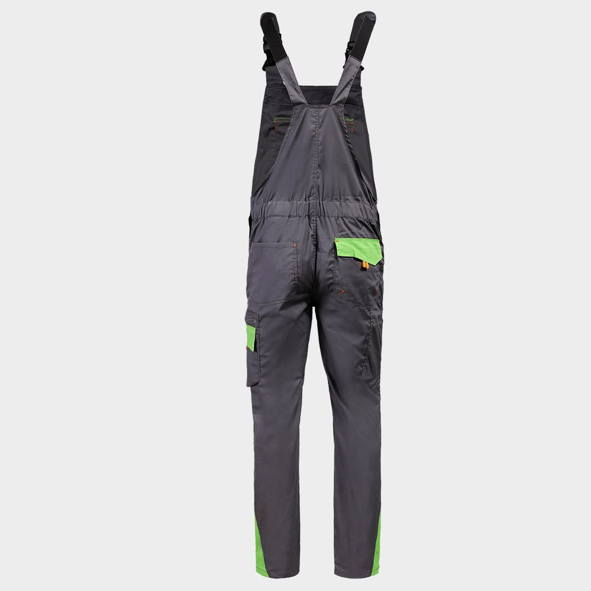 Pantaloni de salopete PRISMA LIGHT STRETCH GRI/VERDE - 2