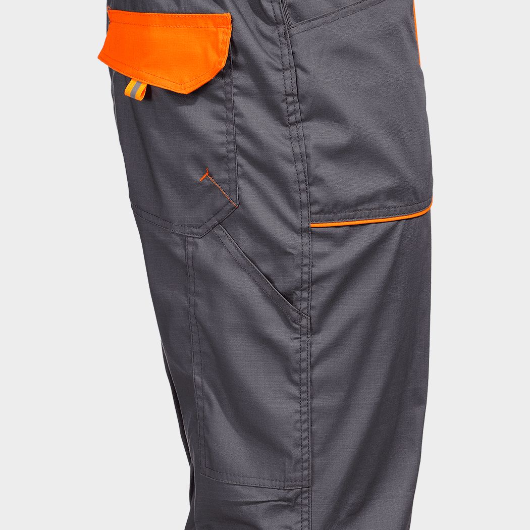 Φόρμα εργασίας PRISMA LIGHT STRETCH GREY/ORANGE - 6
