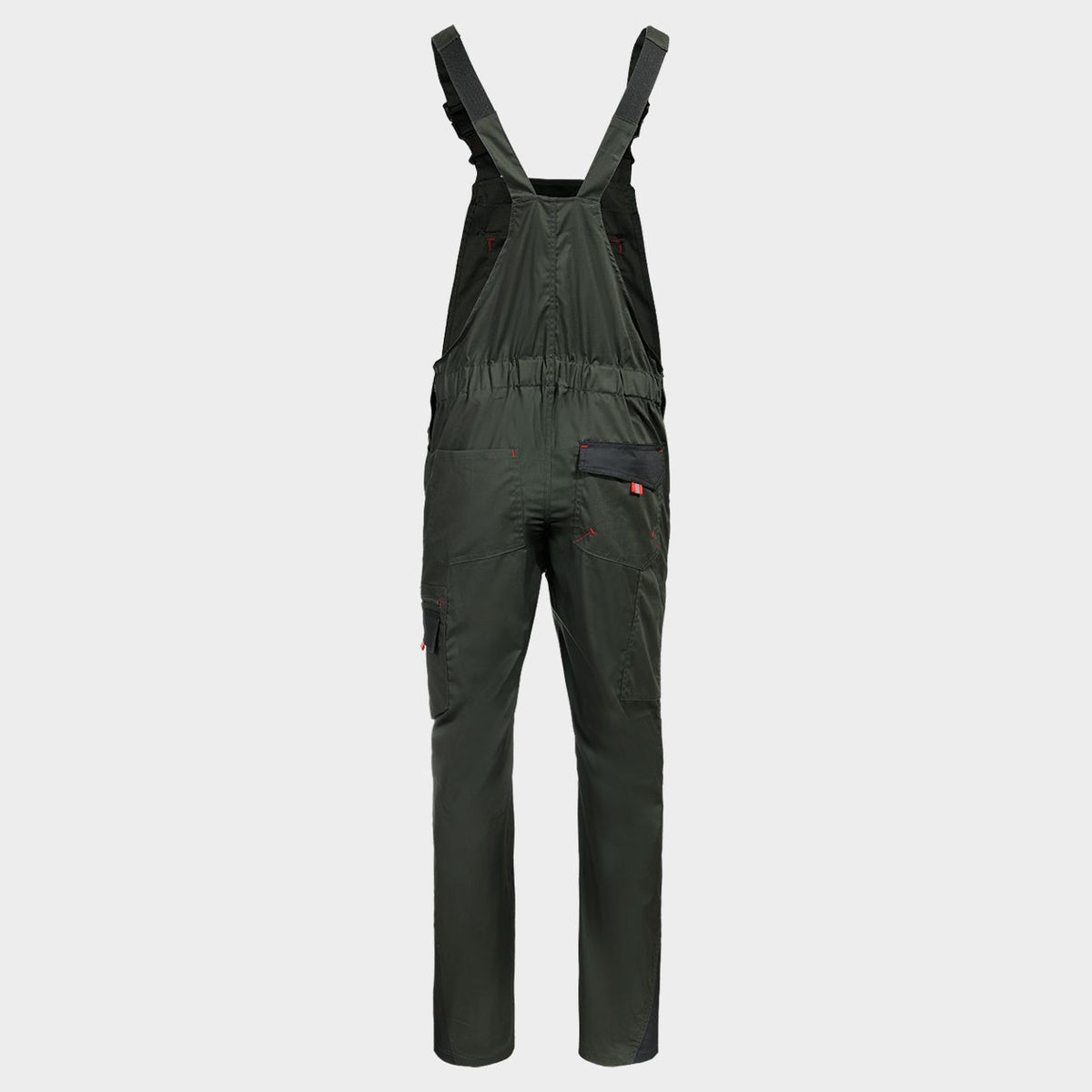 Pantaloni de salopete PRISMA LIGHT STRETCH KAKI/NEGRU - 2