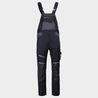 Ολόσωμη φόρμα εργασίας REVOLT 4STRETCH BLACK/DARK GREY/GREY - 1