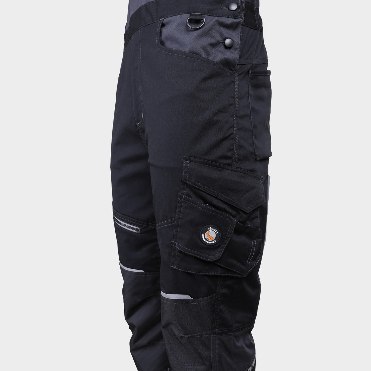 Ολόσωμη φόρμα εργασίας REVOLT 4STRETCH BLACK/DARK GREY/GREY - 3