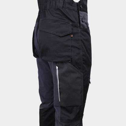 Ολόσωμη φόρμα εργασίας REVOLT 4STRETCH BLACK/DARK GREY/GREY - 4