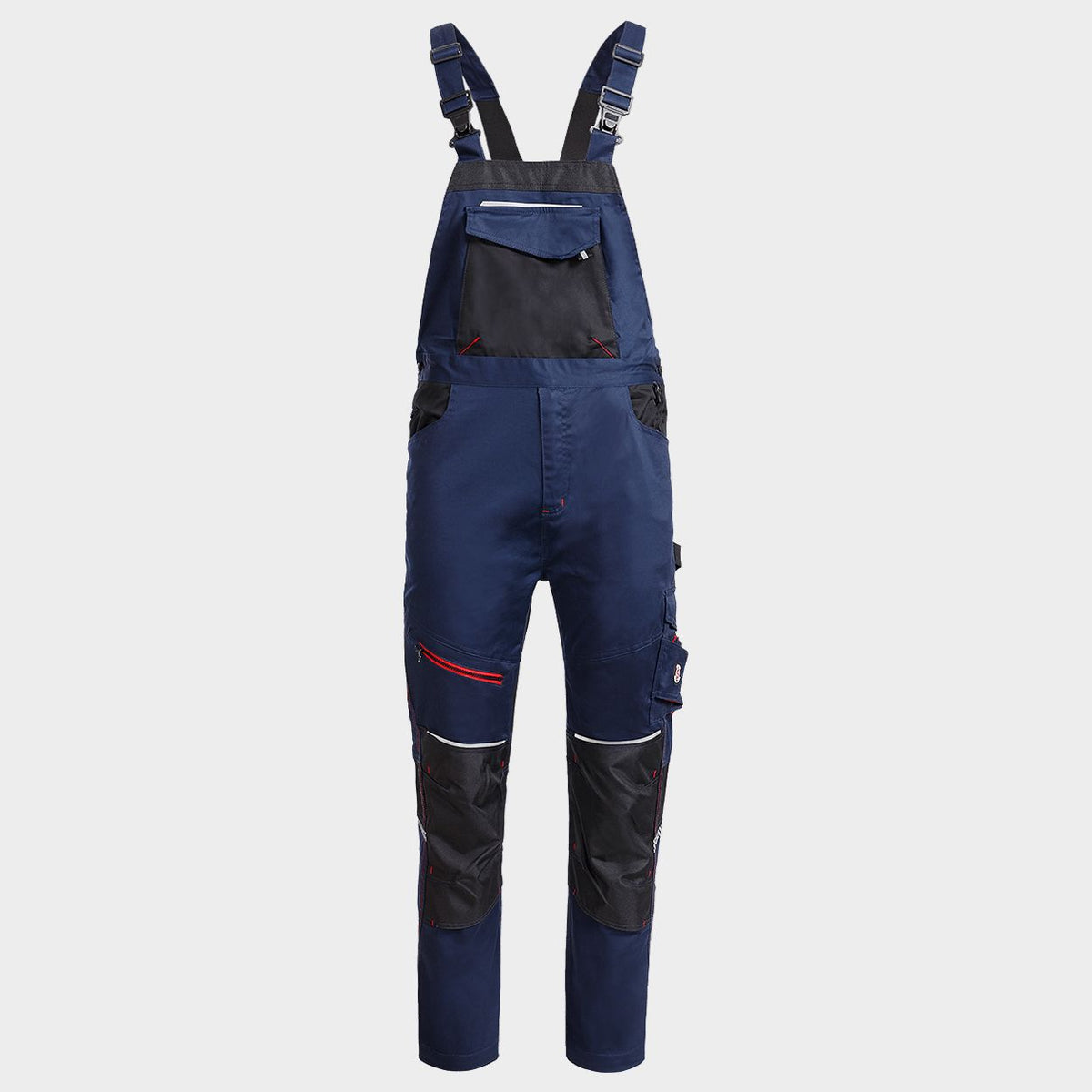 Ολόσωμη φόρμα εργασίας REVOLT 4STRETCH DARK BLUE/BLACK/RED - 1