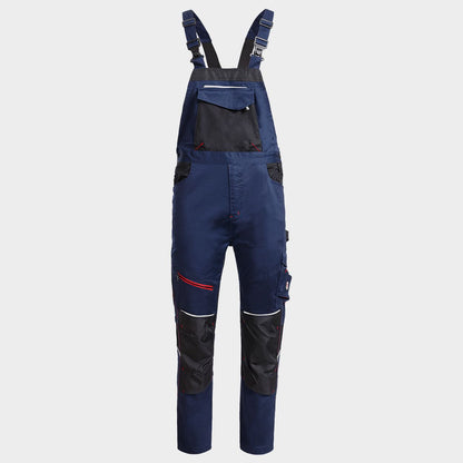 Ολόσωμη φόρμα εργασίας REVOLT 4STRETCH DARK BLUE/BLACK/RED - 1