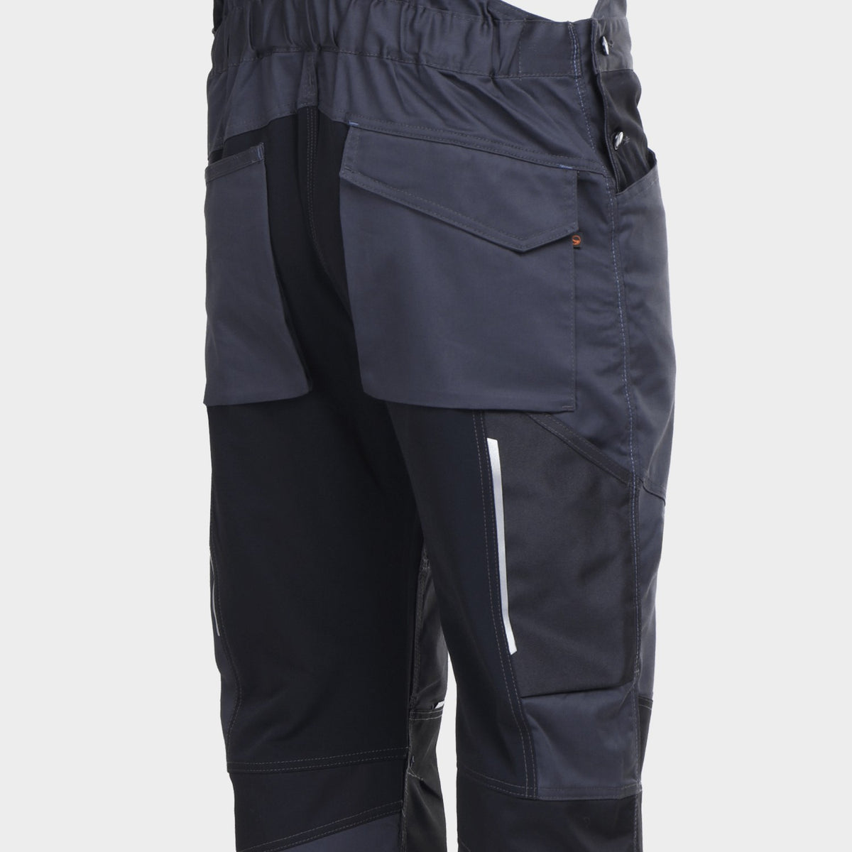 Ολόσωμη φόρμα εργασίας REVOLT 4STRETCH GREY/BLACK/PETROL - 5