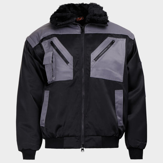 Μπουφάν εργασίας BN CONTRAST PILOT BLACK/GREY - 1