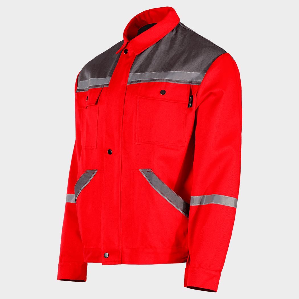 Μπουφάν εργασίας COLLINS SUMMER RED - 3