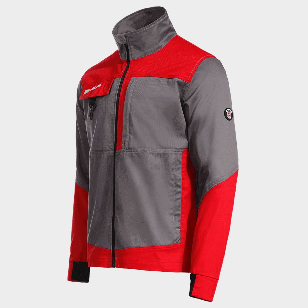Μπουφάν εργασίας EOS STRETCH RED/GREY - 4