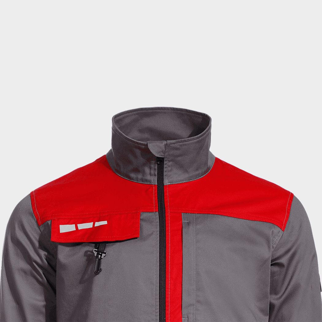 Μπουφάν εργασίας EOS STRETCH RED/GREY - 7