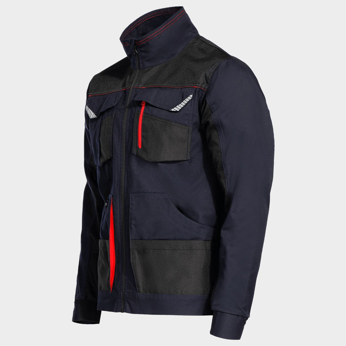 Μπουφάν εργασίας KASTOR STRETCH DARK BLUE/RED - 4