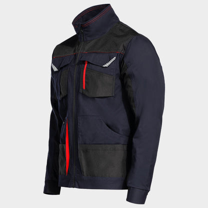 Μπουφάν εργασίας KASTOR STRETCH DARK BLUE/RED - 4