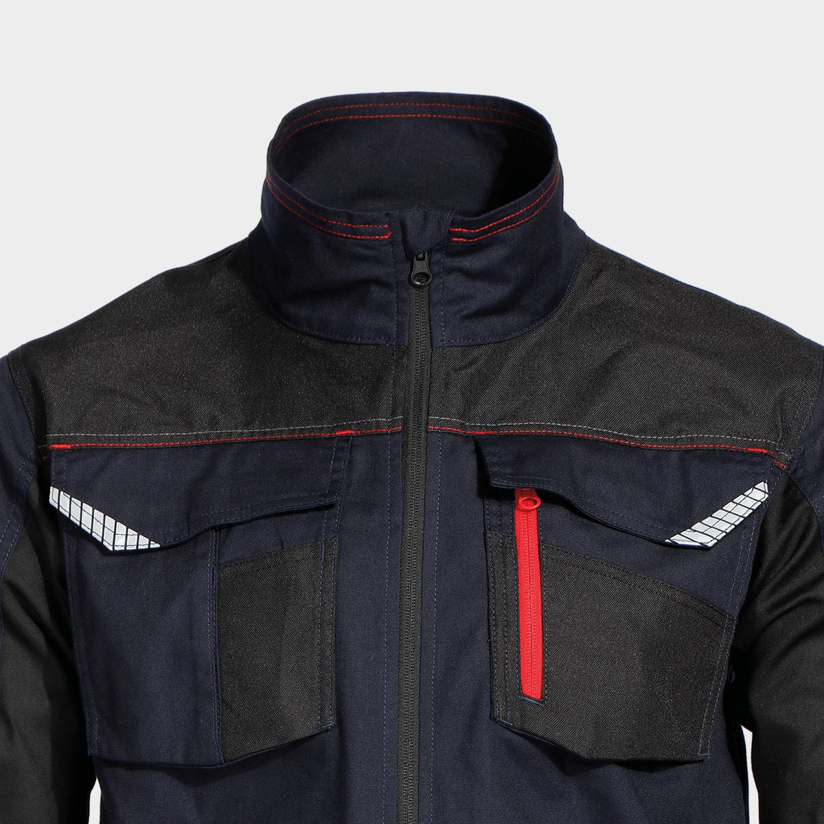 Μπουφάν εργασίας KASTOR STRETCH DARK BLUE/RED - 6