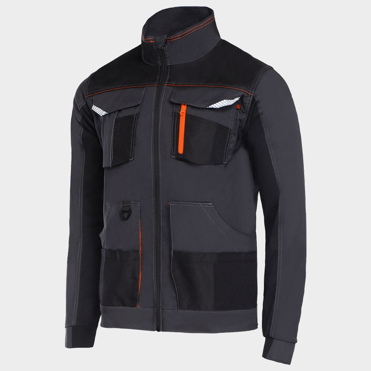 Μπουφάν εργασίας KASTOR STRETCH GREY/ORANGE - 4