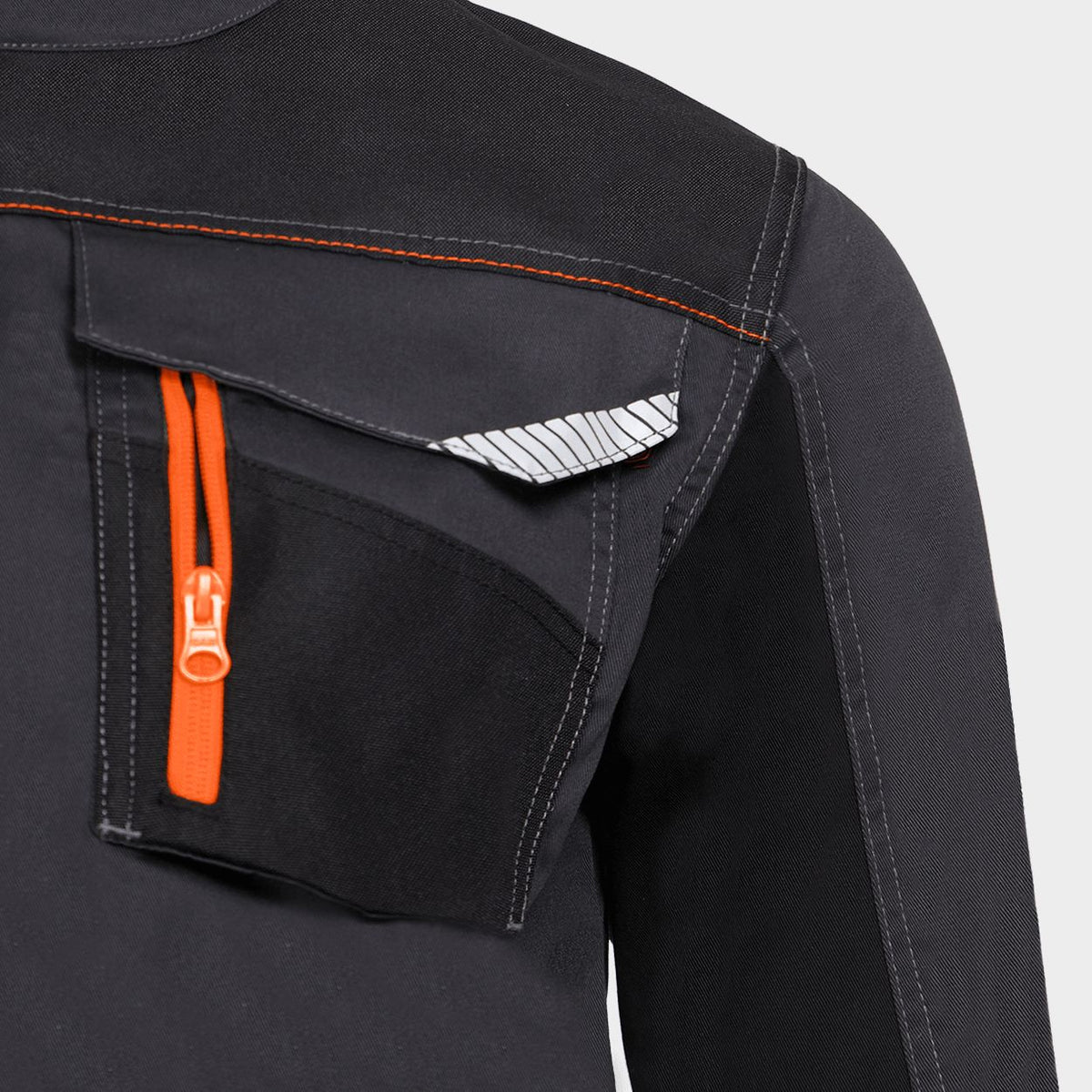 Μπουφάν εργασίας KASTOR STRETCH GREY/ORANGE - 6