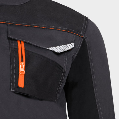 Μπουφάν εργασίας KASTOR STRETCH GREY/ORANGE - 6