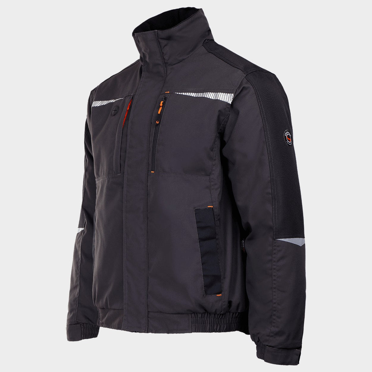 Μπουφάν εργασίας KASTOR T/C WINTER GREY/BLACK/ORANGE - 3