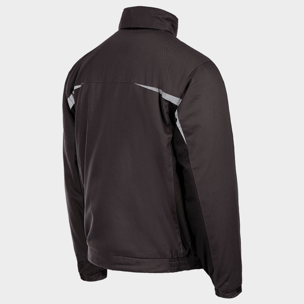 Μπουφάν εργασίας KASTOR WINTER GREY COTTON GREY/BLACK - 5
