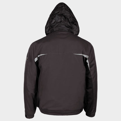 Μπουφάν εργασίας KASTOR WINTER GREY COTTON GREY/BLACK - 7
