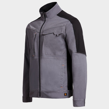 Μπουφάν εργασίας MELBOURNE STRETCH GREY/BLACK - 5