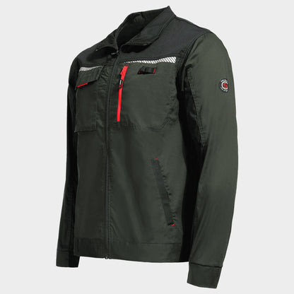 Μπουφάν εργασίας PRISMA LIGHT STRETCH OLIVE/BLACK - 3