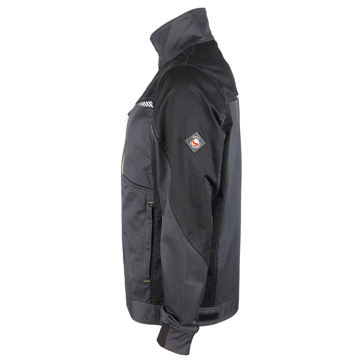 Jachetă de lucru PRISMA SPANDEX GRI/NEGRU - 3
