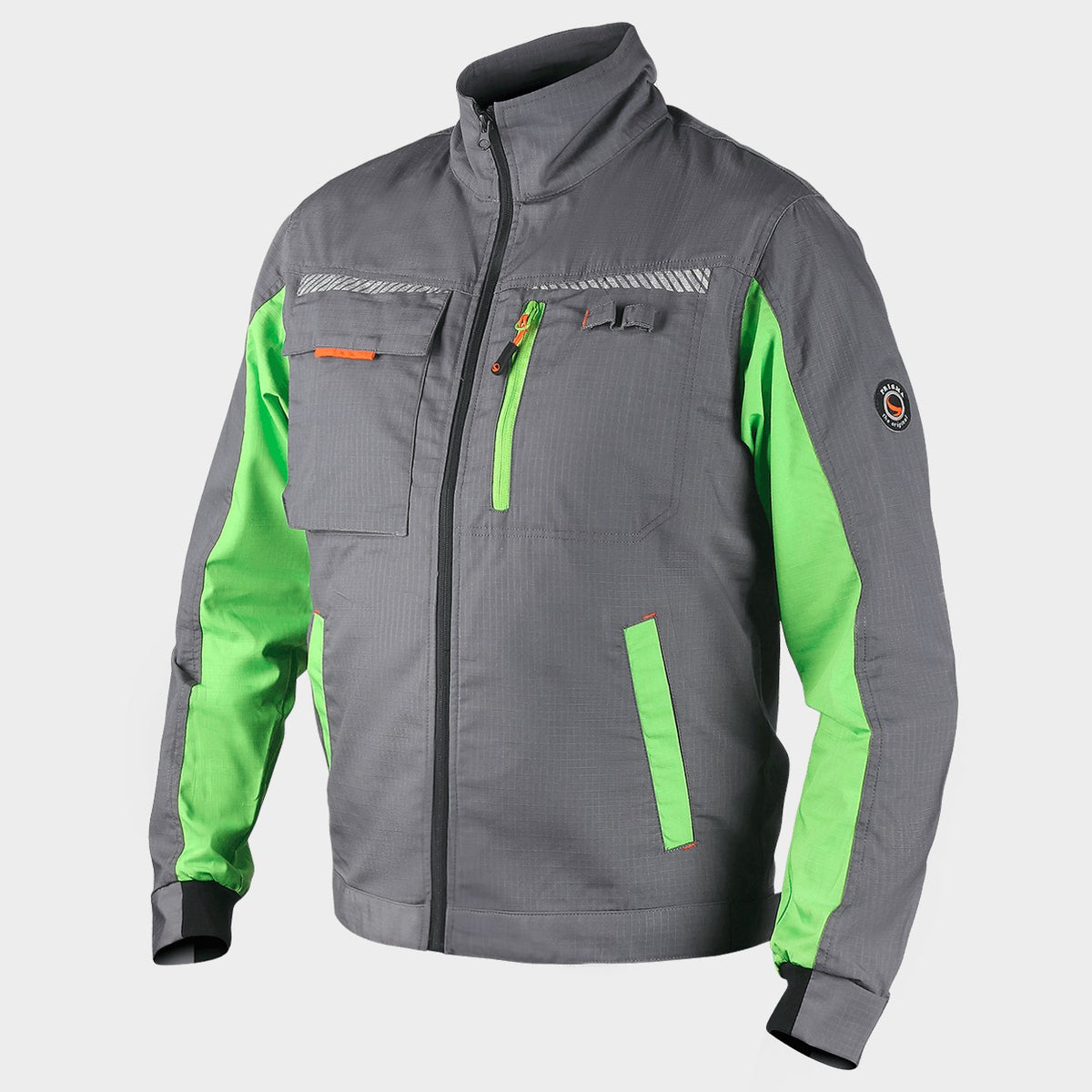 Μπουφάν εργασίας PRISMA SUMMER GREY/GREEN - 2