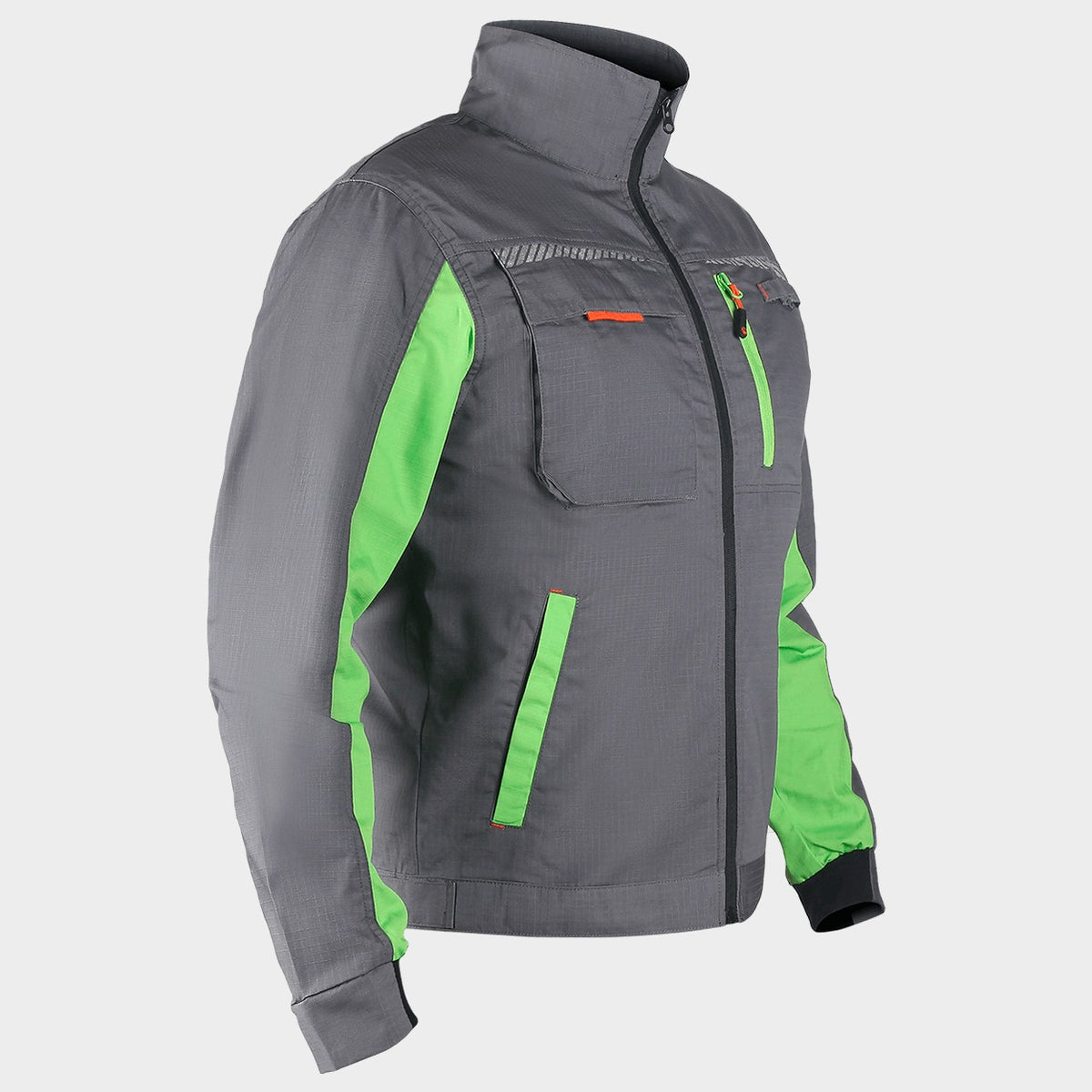 Μπουφάν εργασίας PRISMA SUMMER GREY/GREEN - 3