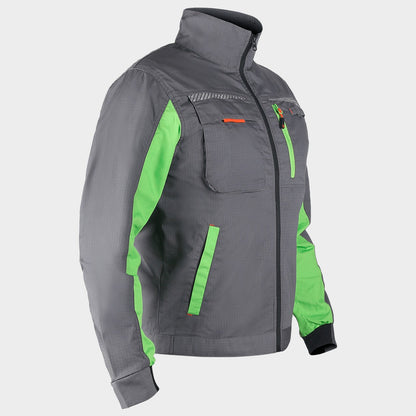 Μπουφάν εργασίας PRISMA SUMMER GREY/GREEN - 3