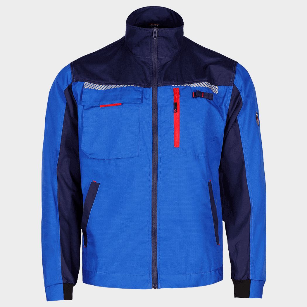 Μπουφάν εργασίας PRISMA SUMMER ROYAL BLUE/NAVY - 3