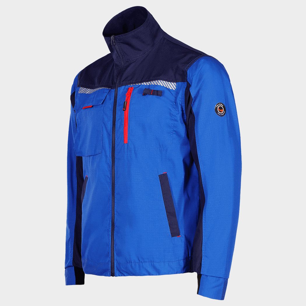 Μπουφάν εργασίας PRISMA SUMMER ROYAL BLUE/NAVY - 4